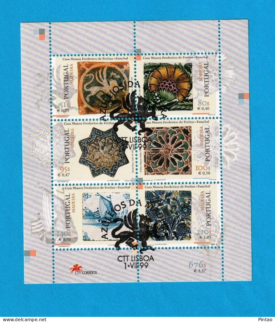 PTB1710- PORTUGAL (MADEIRA) 1999 Nº 217 (selos 2597_ 602)- CTO - Blocchi & Foglietti
