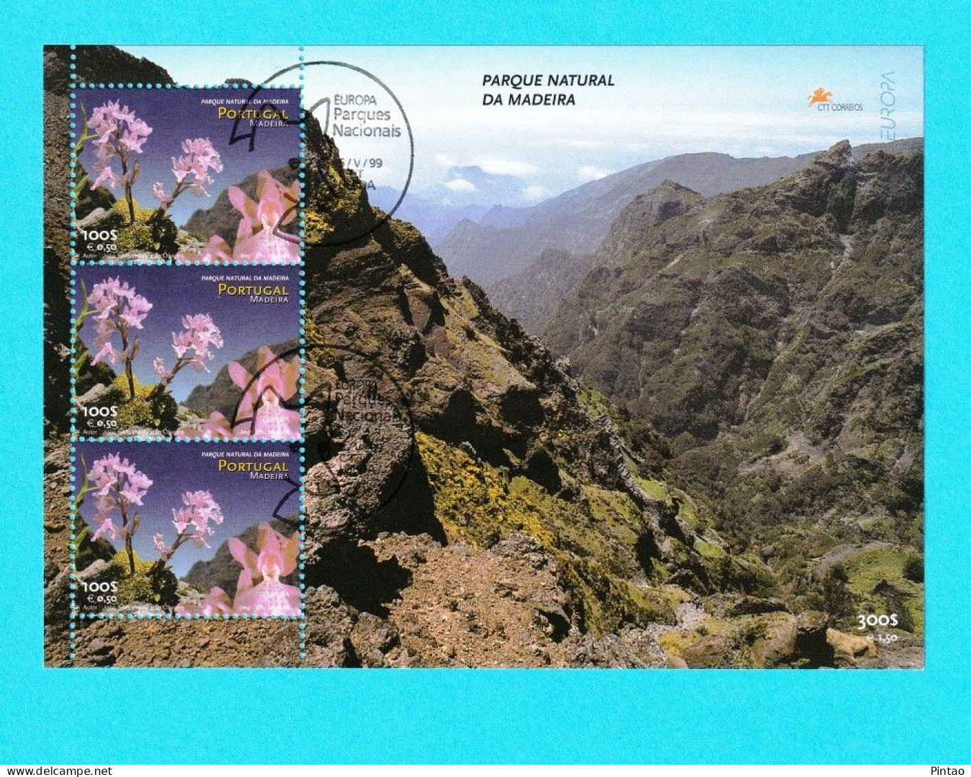 PTB1711- PORTUGAL (MADEIRA) 1999 Nº 214 (selos 2582)- CTO (EUROPA CEPT) - Blocks & Kleinbögen