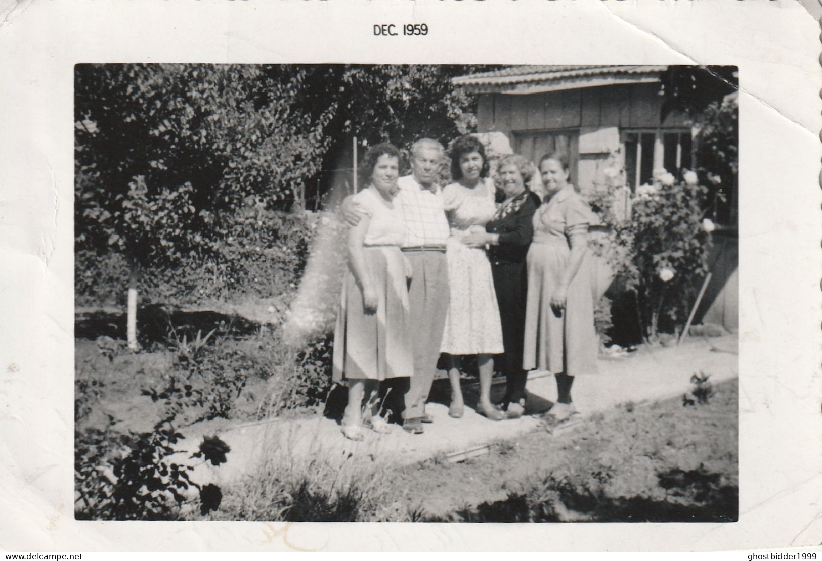 JEWISH JUDAICA  MIAMI ? FAMILY ARCHIVE SNAPSHOT PHOTO FEMME HOMME  8.5X12.5cm. - Personnes Anonymes