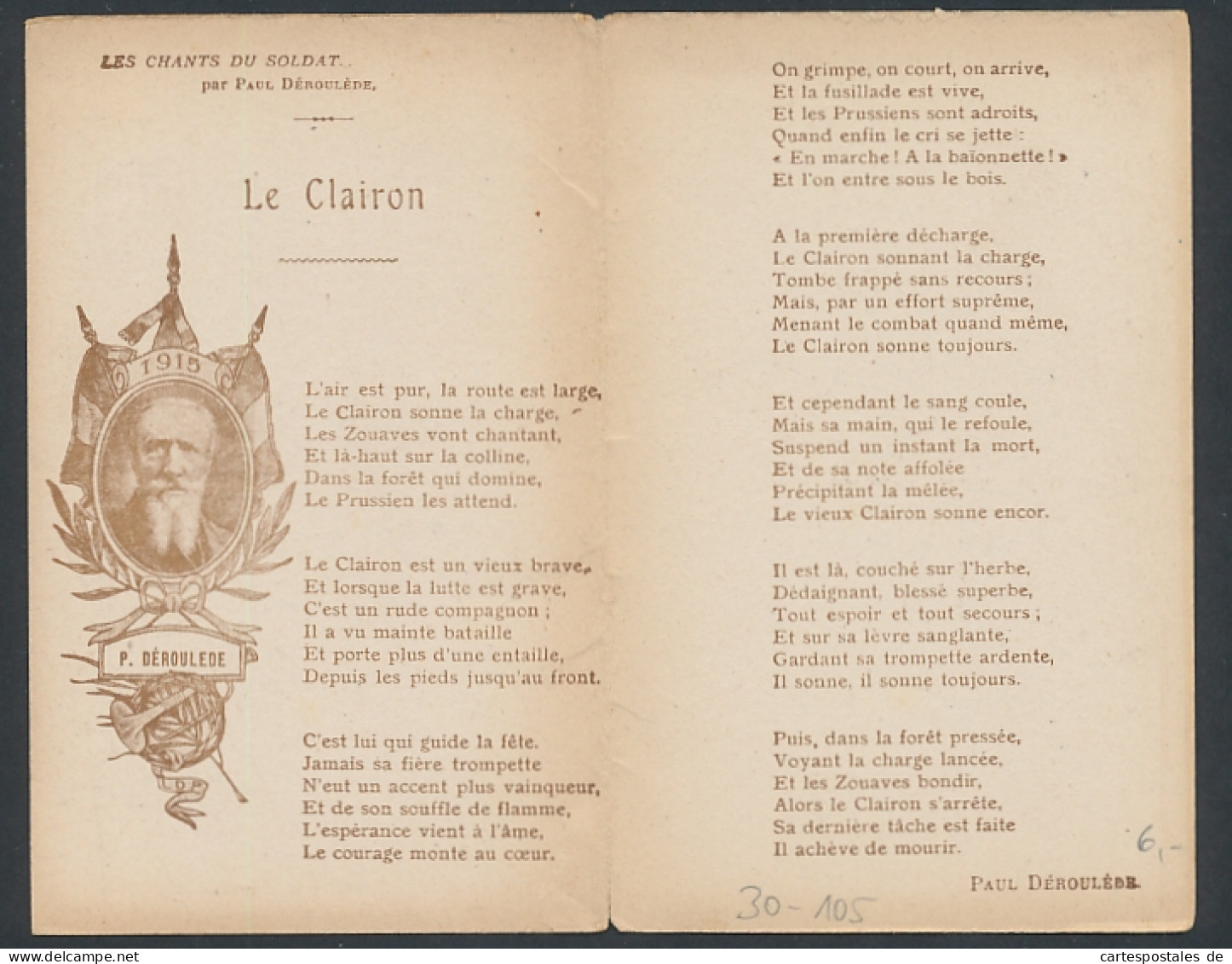 Künstler-CPA Pliante Le Clairon, Les Chants Du Soldat, Des Soldats In Der Schlacht  - Other & Unclassified