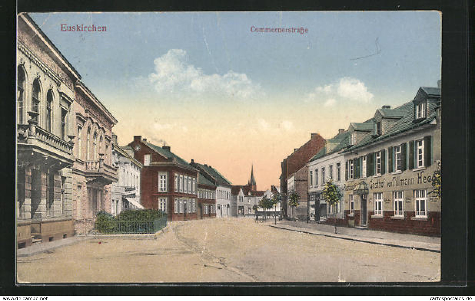 AK Euskirchen, Commernerstrasse Mit Gasthof Von Tillmann Heeg  - Euskirchen