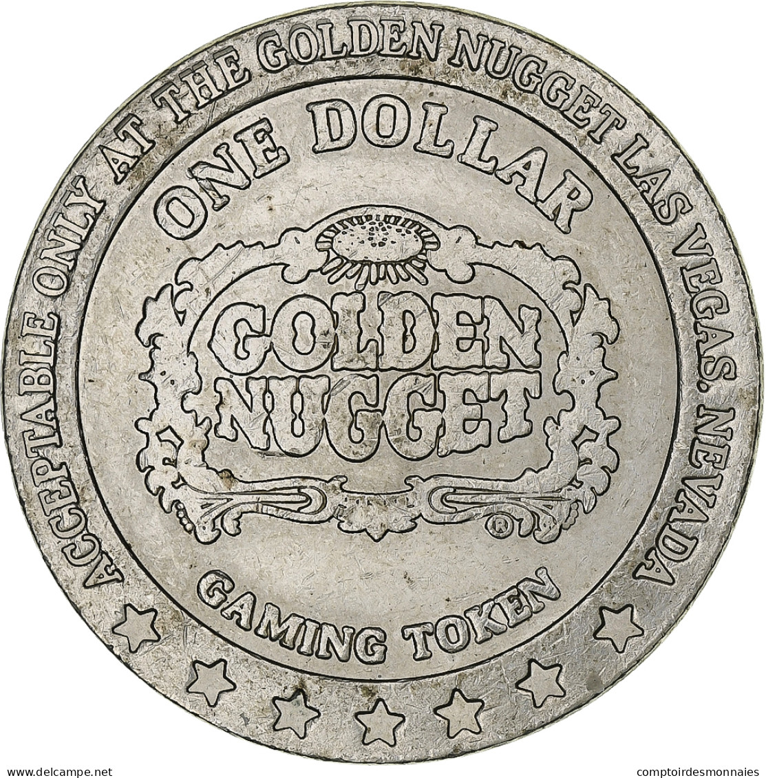 États-Unis, Golden Nugget, Jeton De Casino, TTB, Cupro-nickel - Firma's