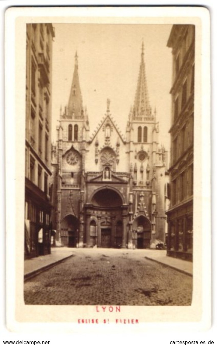 Photo B. Treille, Lyon,  Vue De Lyon, Église Saint-Nizier  - Luoghi