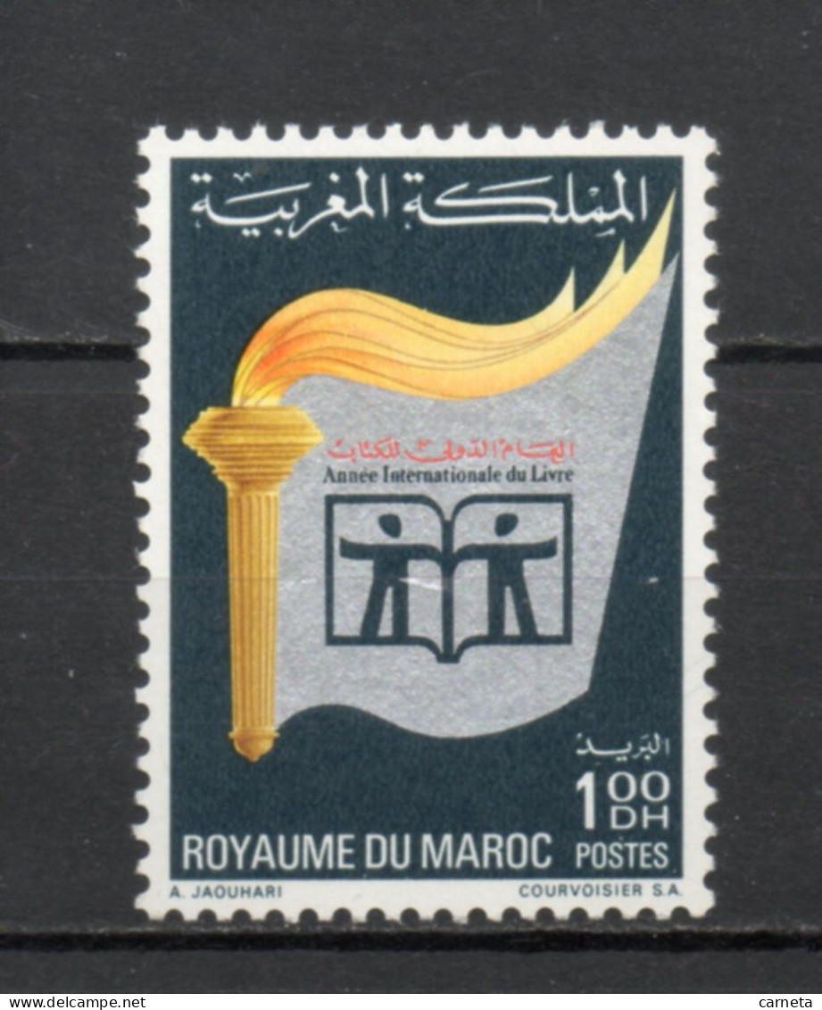MAROC N°  629   NEUF SANS CHARNIERE  COTE  1.80€   ANNEE DU LIVRE - Morocco (1956-...)