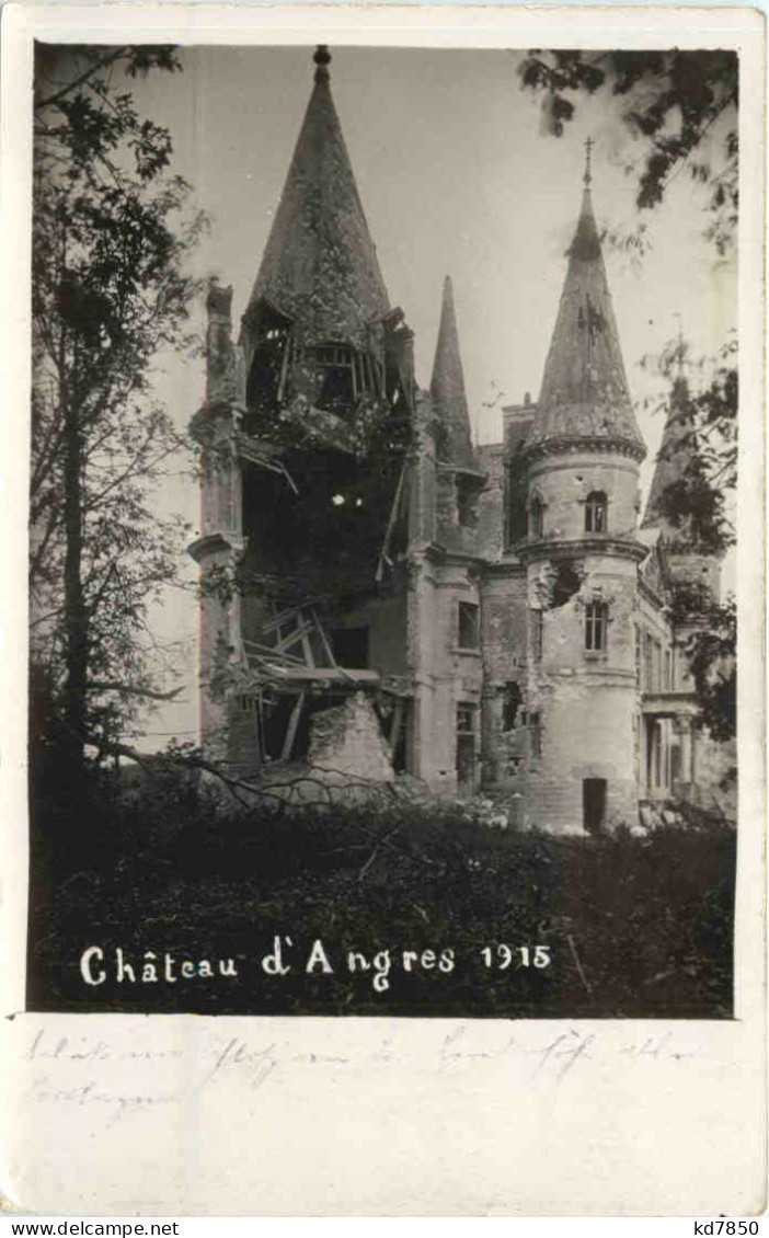 Chateau D Angres 1915 - Feldpost Inf Regiment 182 - War 1914-18