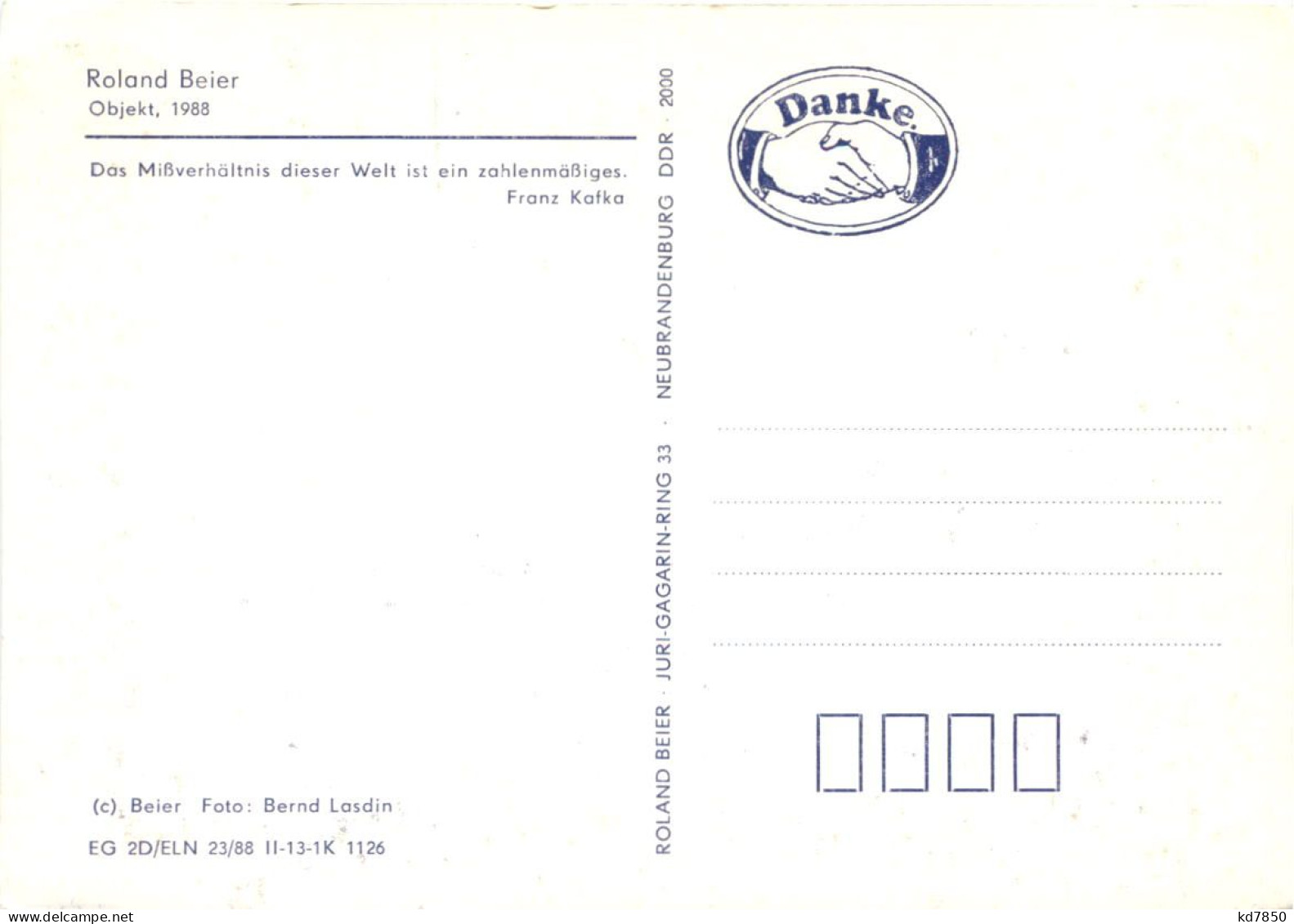 Geld Auf Ansichtskarte DDR - Other & Unclassified