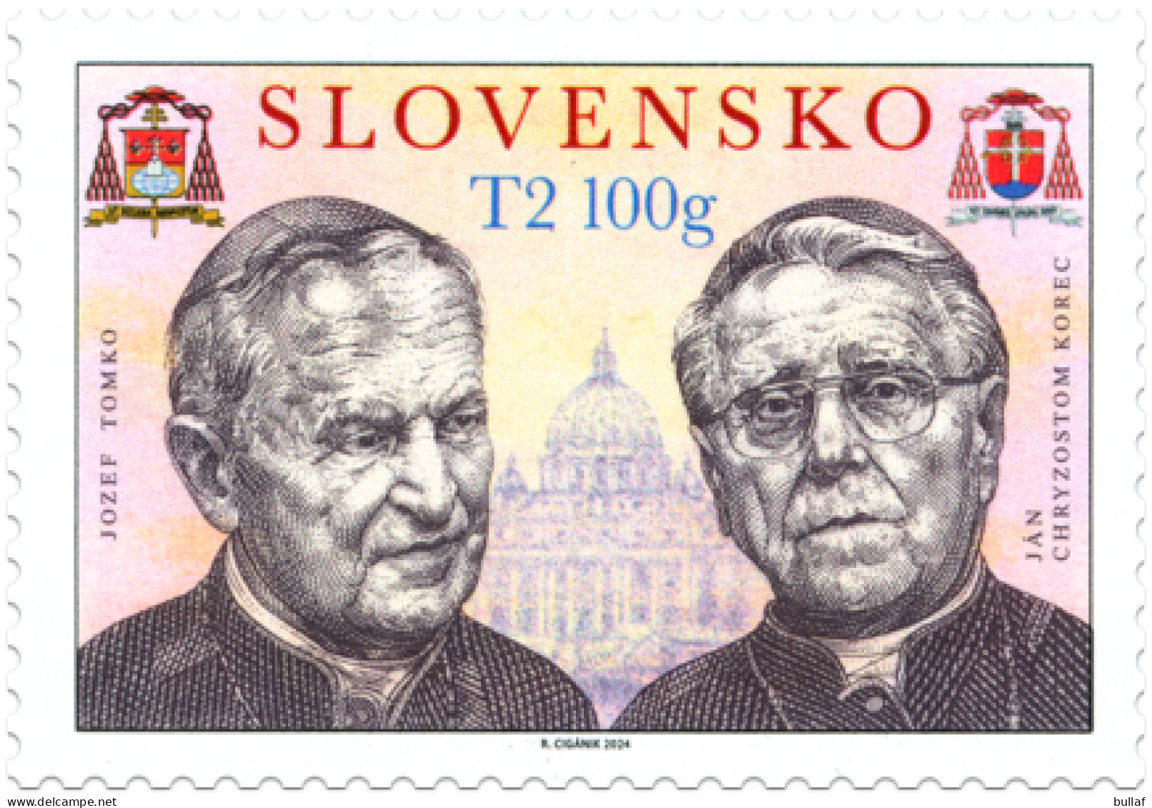 SLOVAKIA 2024 - Personalities: Ján Chryzostom Korec And Jozef Tomko - Neufs