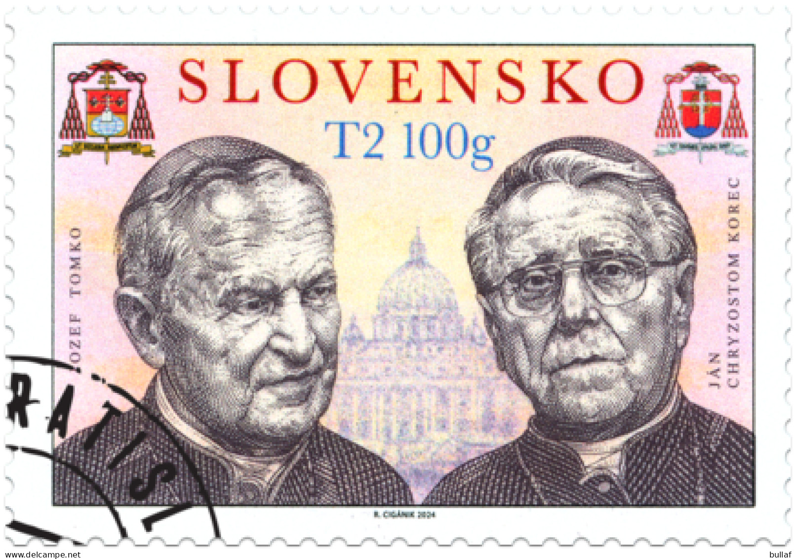 SLOVAKIA 2024 - Personalities: Ján Chryzostom Korec And Jozef Tomko - Used Stamps