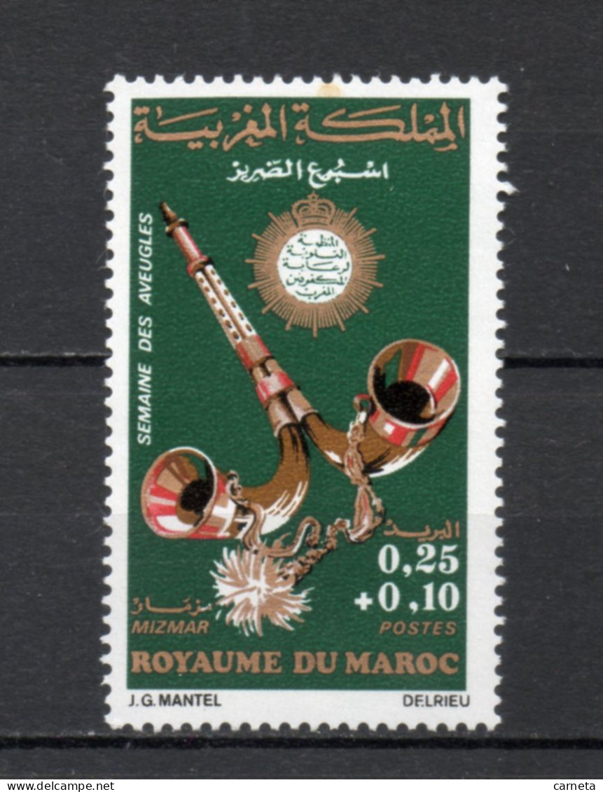 MAROC N°  634   NEUF SANS CHARNIERE  COTE  0.80€   SEMAINE DES AVEUGLES - Maroc (1956-...)