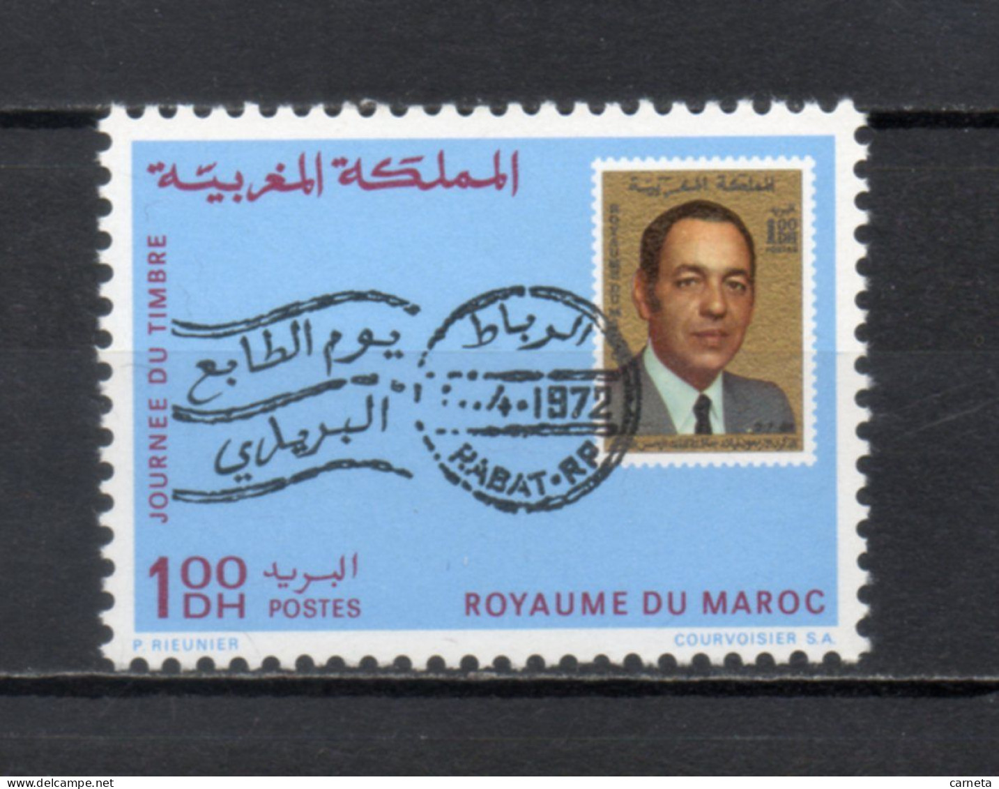 MAROC N°  636   NEUF SANS CHARNIERE  COTE  0.80€   ROI  JOURNEE DU TIMBRE - Marruecos (1956-...)