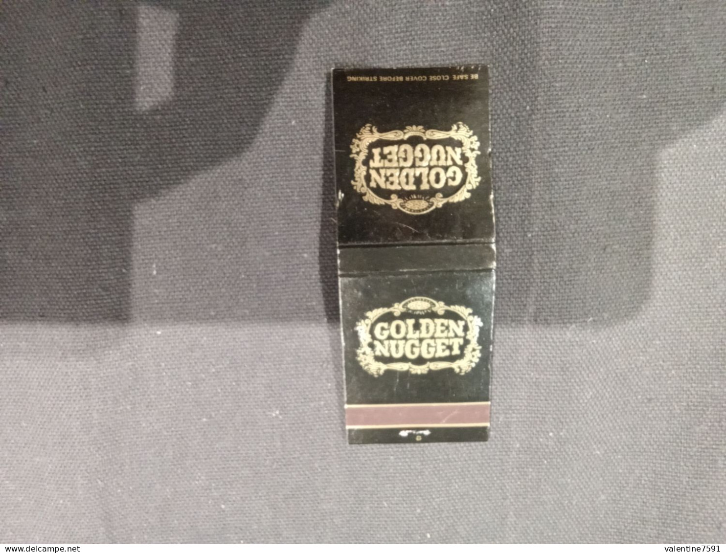 USA . Petite Boîte Aĺlumettes " Golden Nugget"     Las Vegas  Net  1 - Cajas De Cerillas (fósforos)