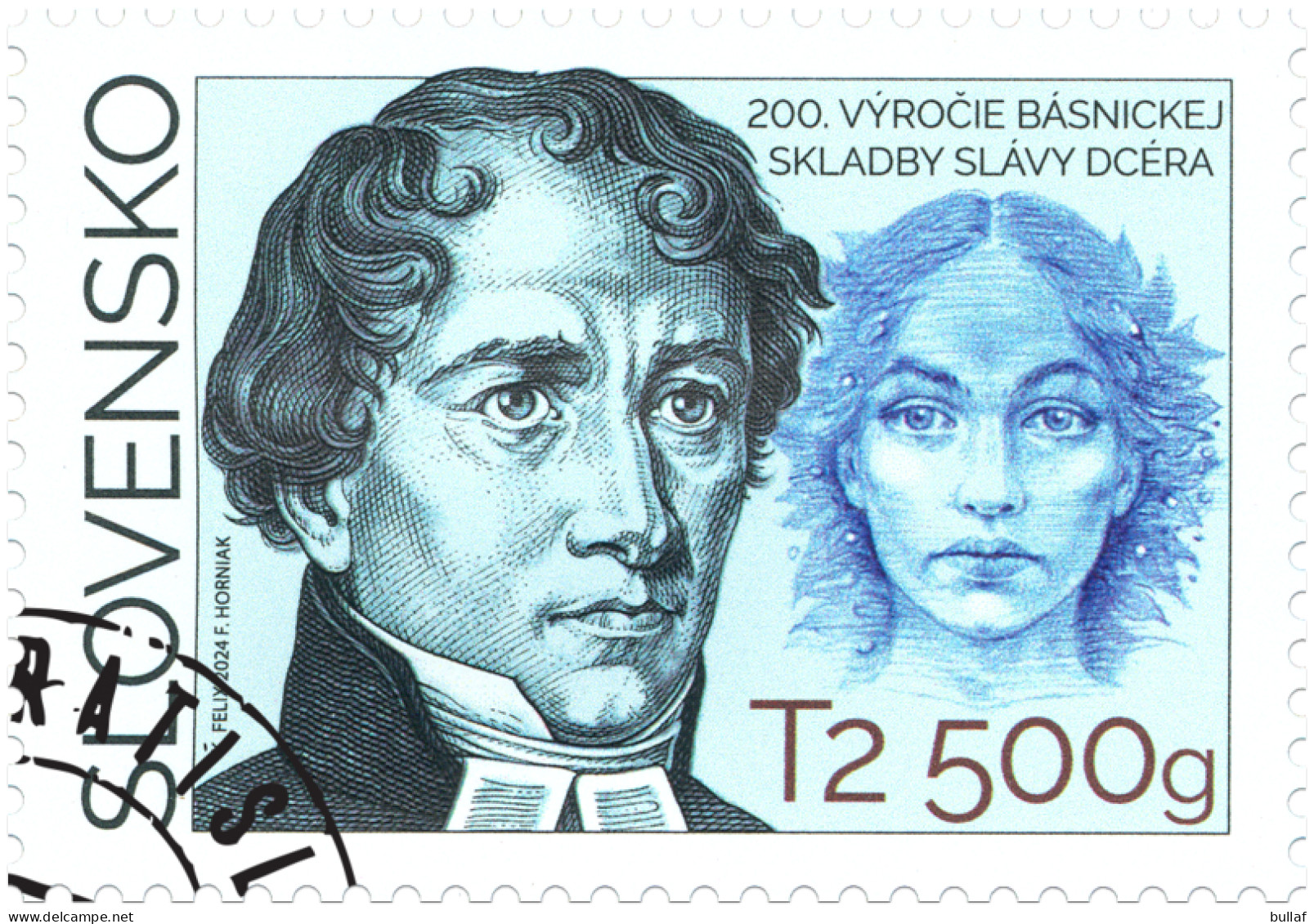 SLOVAKIA 2024 - The 200th Anniversary Of The Publication Of The Poem: Daughter Of Slavia - Gebraucht