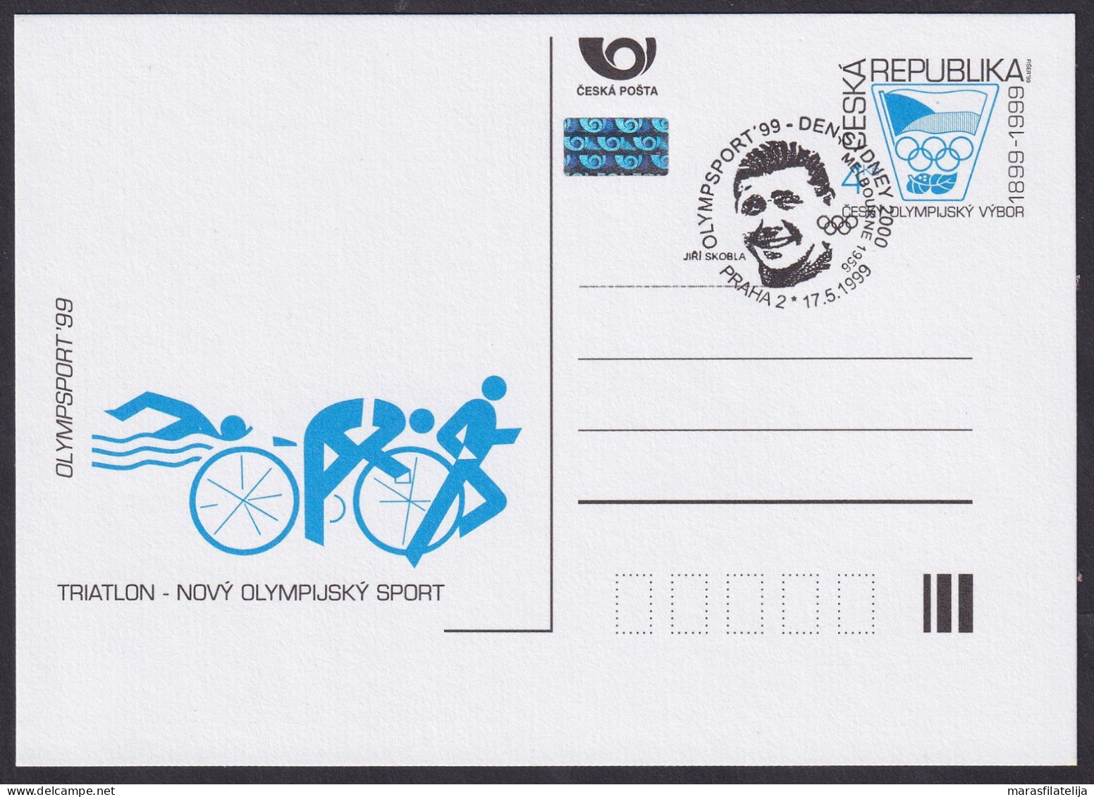 Czech 1999, Triatlon, Olympsport, Special Card - Other & Unclassified