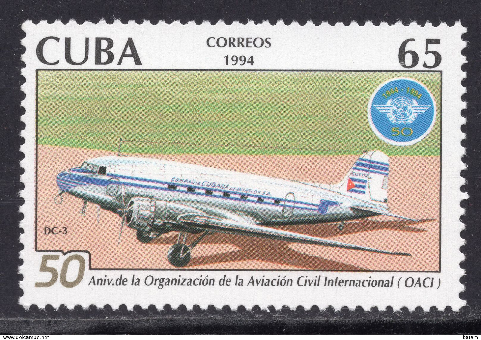 CUBA 1994 - Plane - MNH - Nuovi