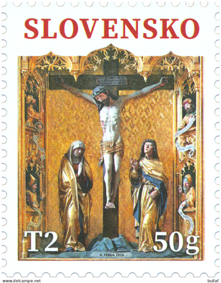 SLOVAKIA 2024 - Easter 2024: The Internal Fixtures Of The Basilica Minor Of St. Giles, Bardejov - Unused Stamps