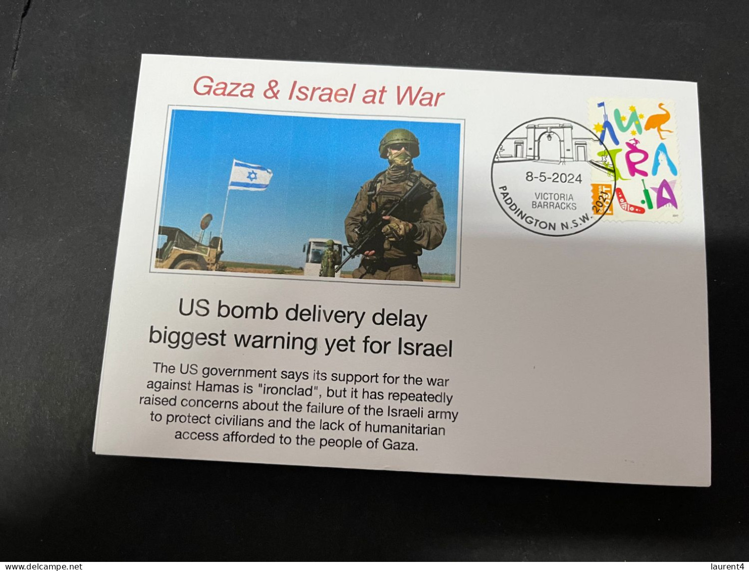 8-5-2024 (4 Z 7) GAZA War - US Bonb Delivery Delay Biggest Warning Yet To Israel - Militares