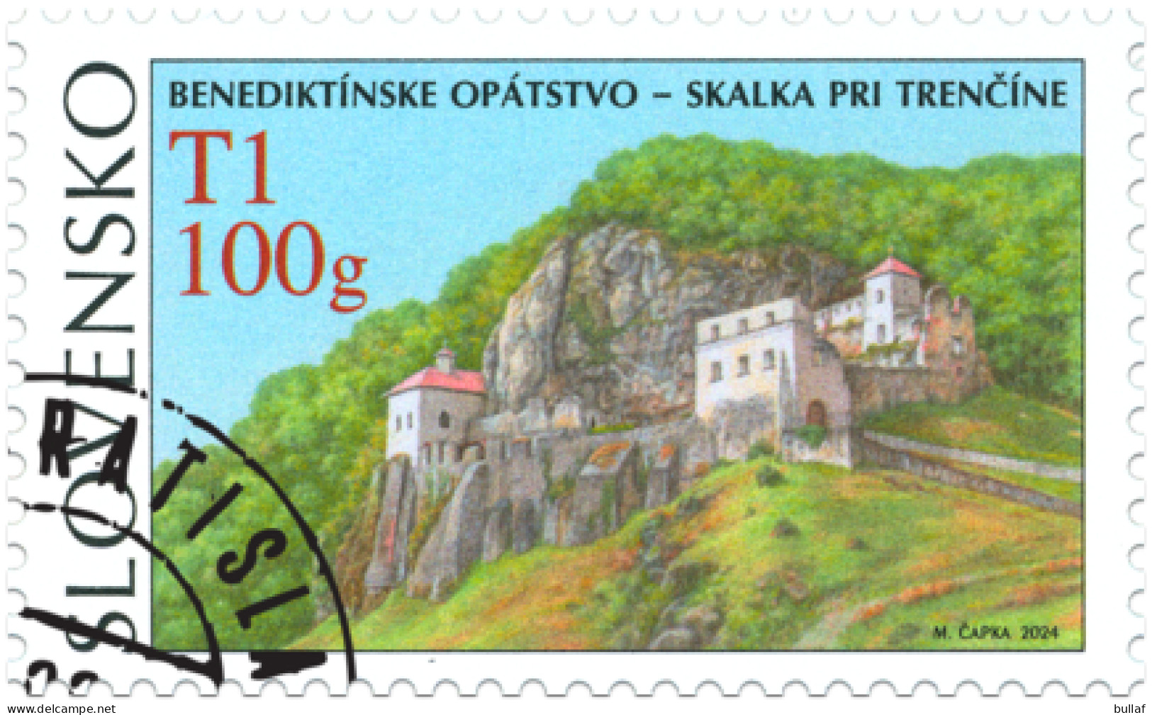 SLOVAKIA 2024 - The 800th Anniversary Of The Establishment Of The Benedictine Abbey At Skalka, Near Trenčín - Used Stamps
