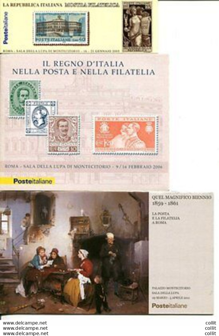 Montecitorio - I Tre Libretti Del 2003, 2006 E 2011 Usati Con Ann. Figurato - 1946-60: Storia Postale