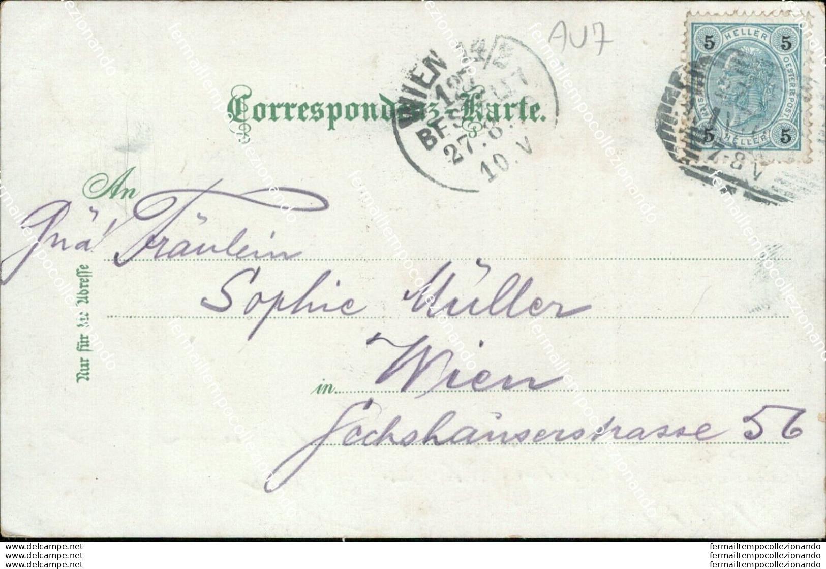 Au7 Cartolina Wien Spatenbrau Keller Austria - Autres & Non Classés
