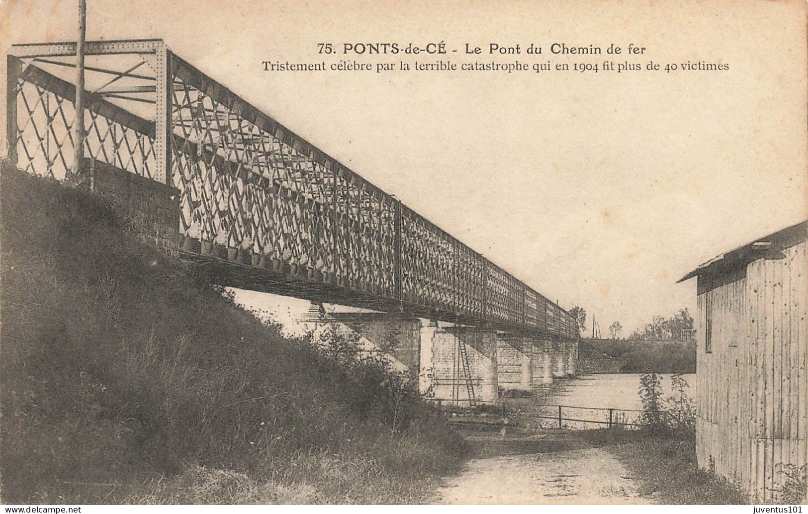 CPA Ponts De Cé-Le Pont Du Chemin De Fer-75         L2904 - Les Ponts De Ce