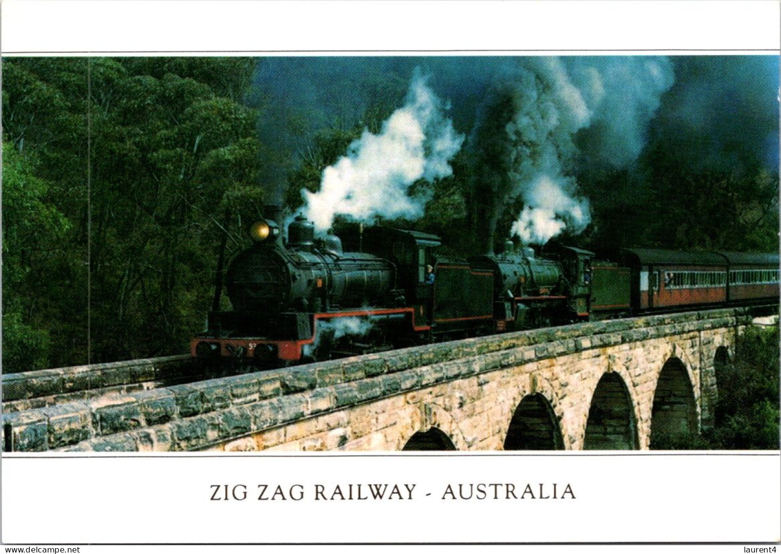 9-5-2024 (4 Z 33) Australia - NSW - Zig Zag Railway Steam Train - Treni