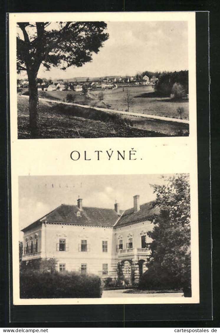 AK Oltýne, Schloss Und Ortspanorama  - Czech Republic
