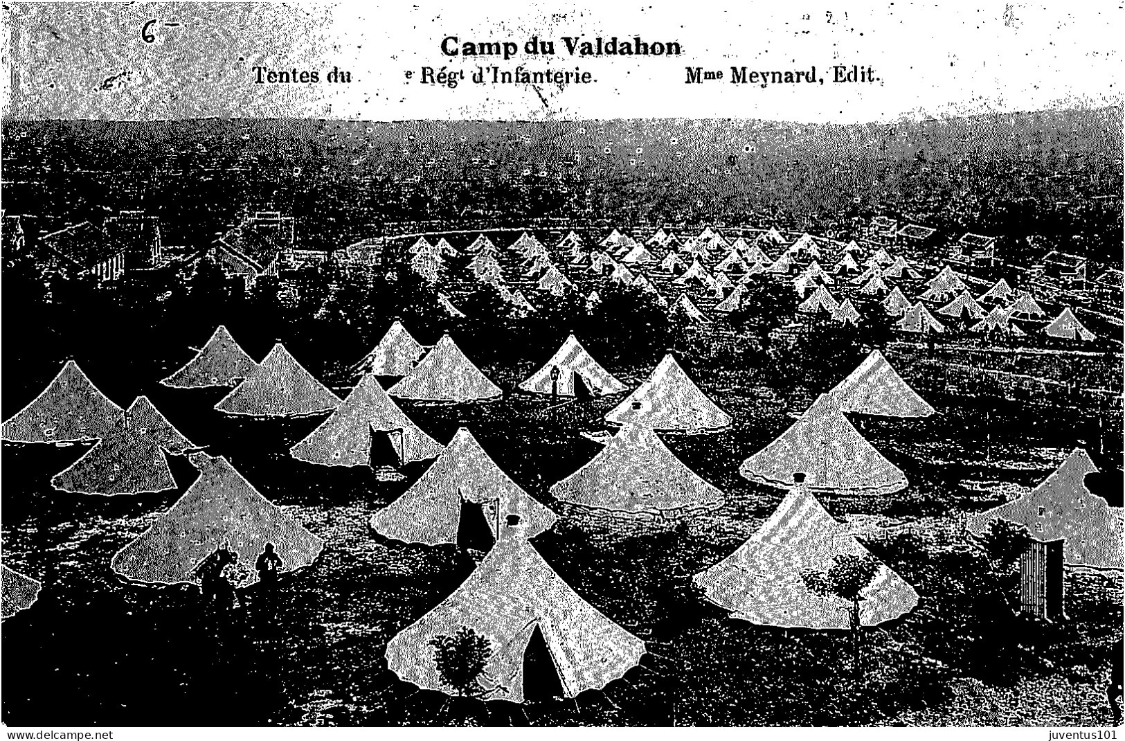 CPA Camp Du Valdahon-Tentes-Timbre         L2904 - Andere & Zonder Classificatie