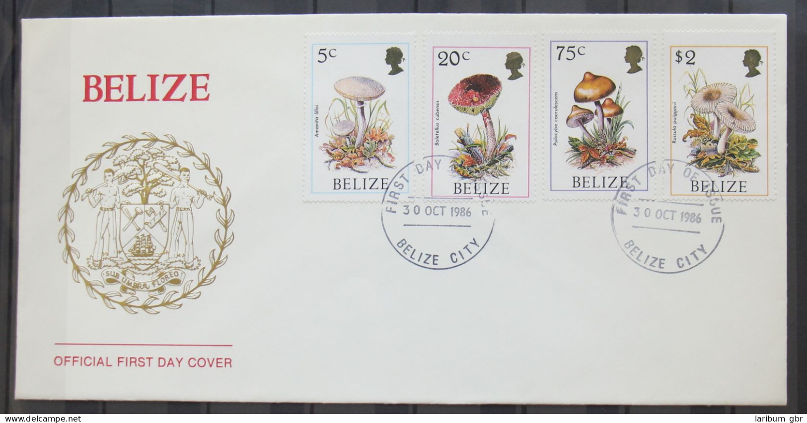 Belize 930-933 Gestempelt Als FDC / Pilze #GG473 - Belice (1973-...)