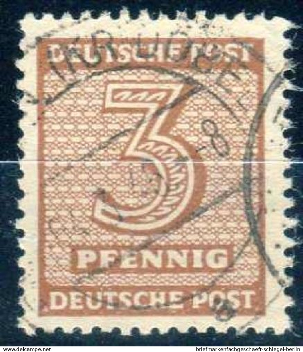 SBZ - Westsachsen, 1945, 126 Yd, Gestempelt - Andere & Zonder Classificatie