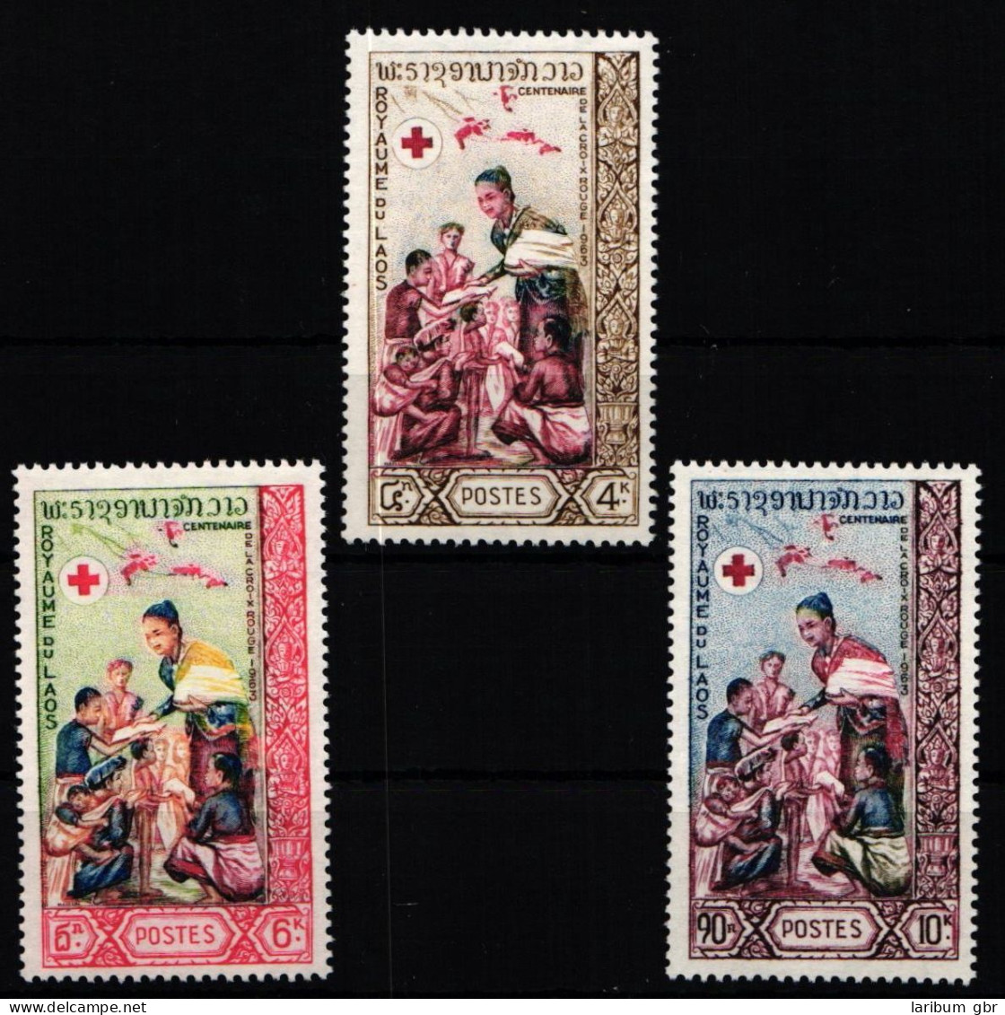 Laos 132-134 Postfrisch #KX590 - Laos