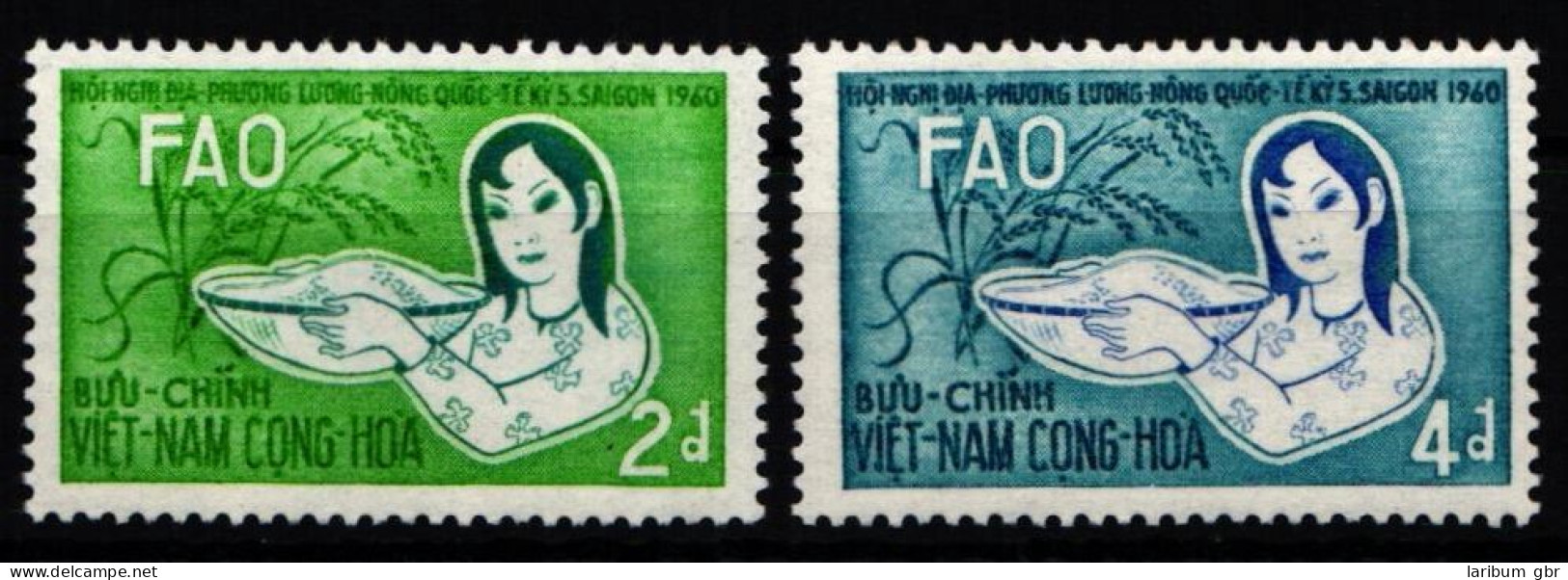 Vietnam Süd 221-222 Postfrisch #KY093 - Vietnam