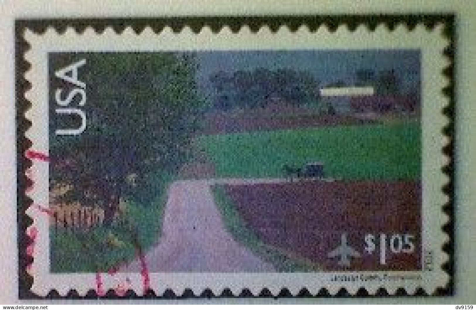 United States, Scott #C150, Used(o), 2012 Air Mail, Amish Horse And Buggy, $1.05, Multicolored - 3a. 1961-… Usados