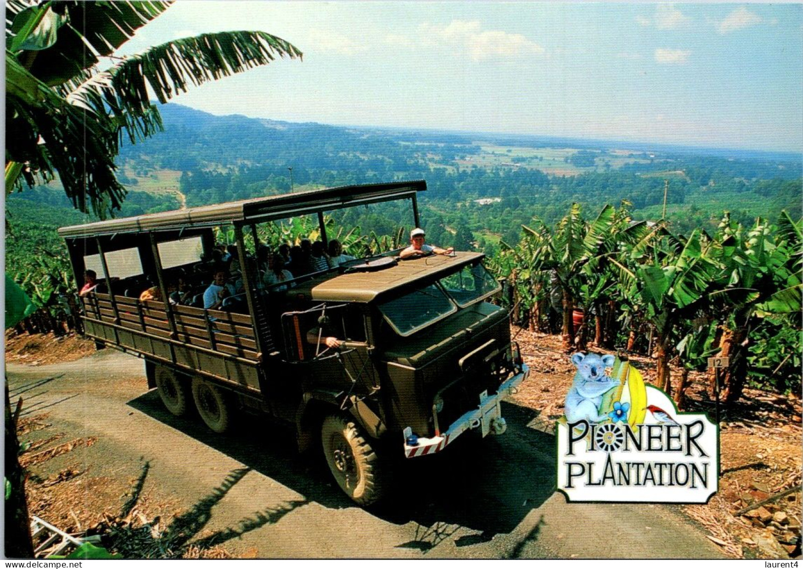 9-5-2024 (4 Z 33) Australia - QLD - Pioneer Plantation (Banana) With Six Whell Truck Vehicle Tourist Drive - Transporter & LKW