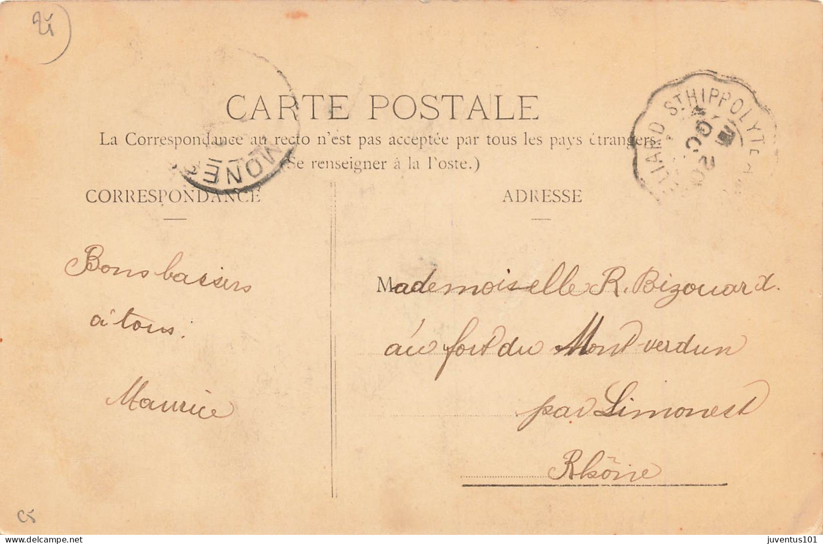 CPA Besançon-La Porte Taillée-61-Timbre       L2904 - Besancon