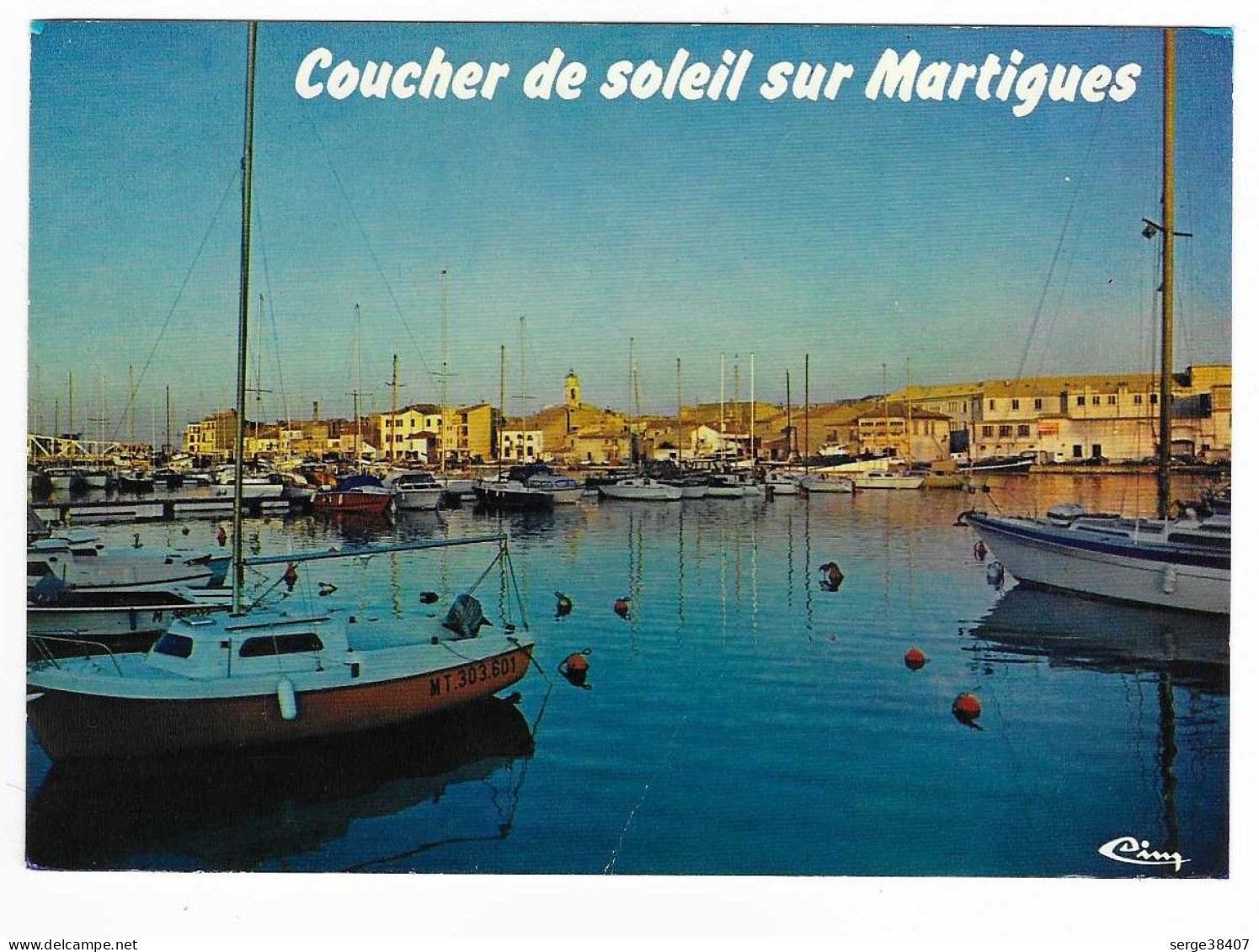 Martigues - Coucher De Soleil Sur Le Port - N°0357  # 3-24/26 - Martigues