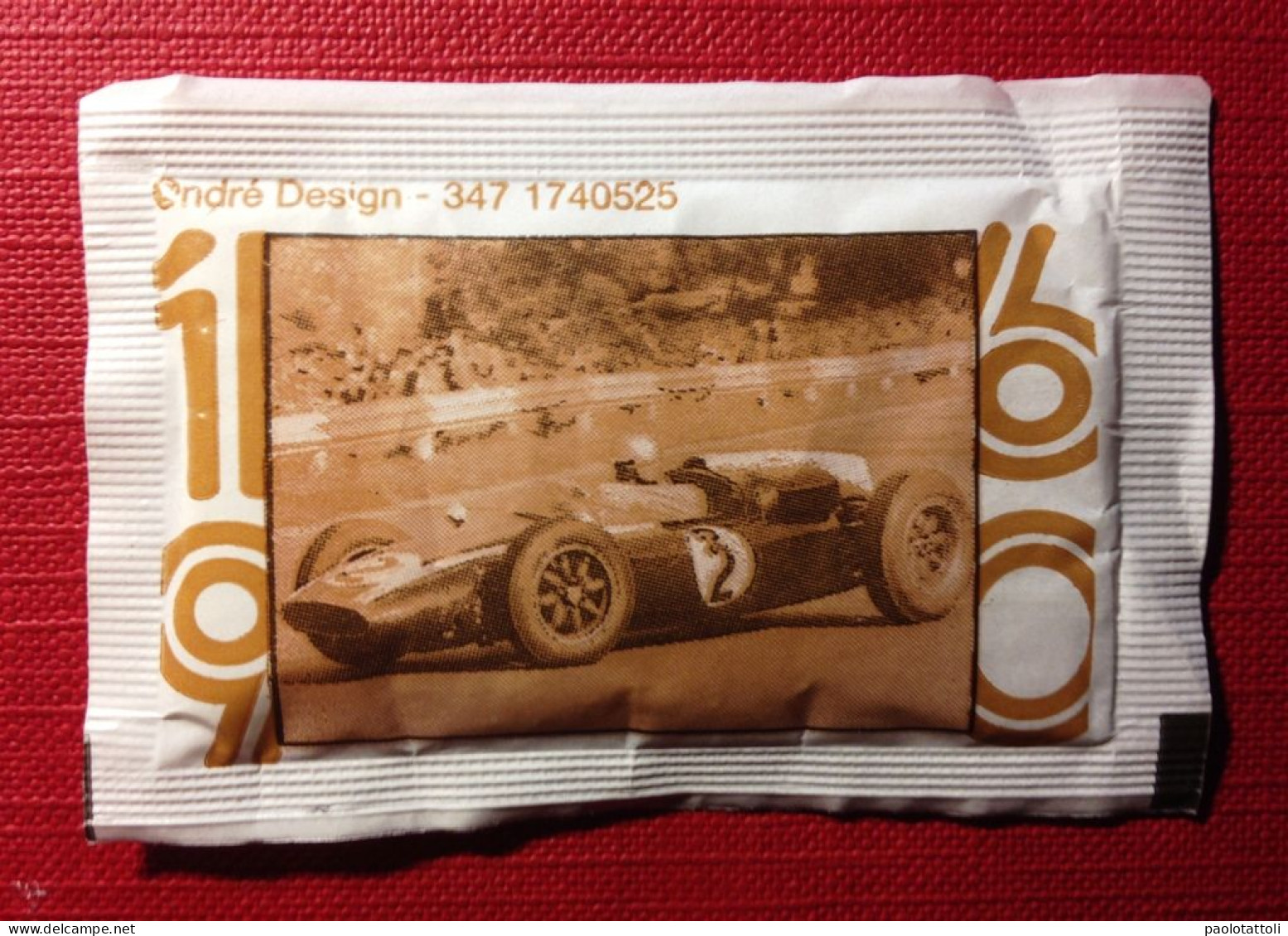 Sugar Bag Full- 1960. Ferrari & Vespa. Conf Da Rastelli, Robbio- PV- - Zucchero (bustine)