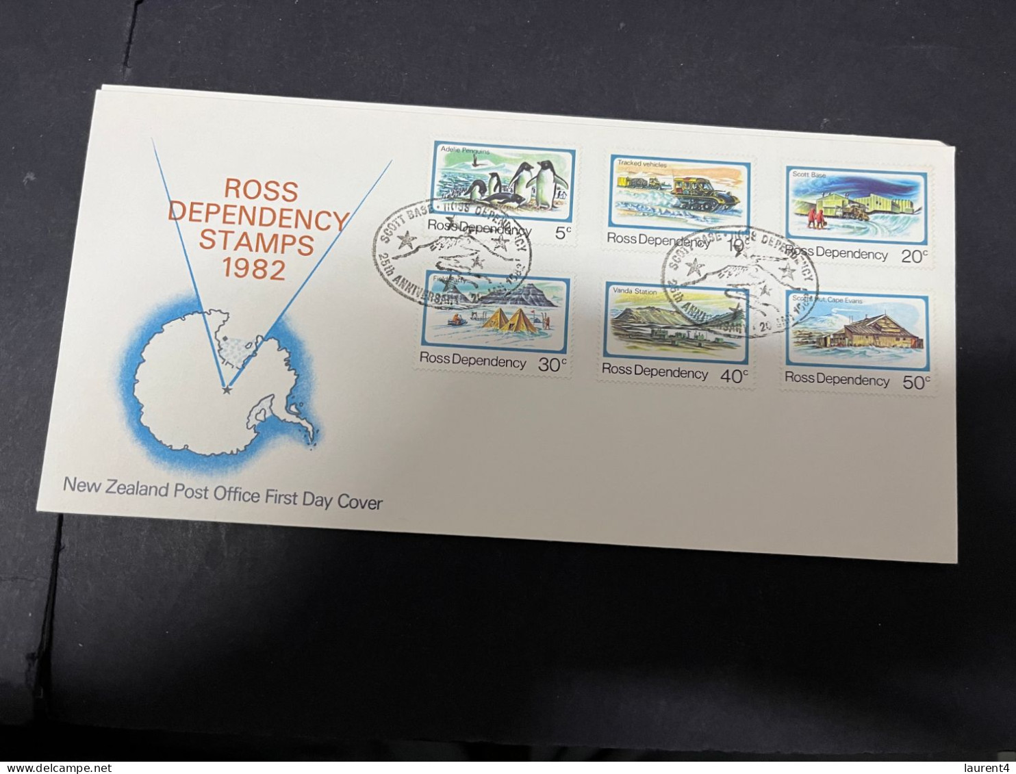 9-5-2024 (4 Z 34) New Zealand ROSS Dependencies FDC - 1982 - - FDC