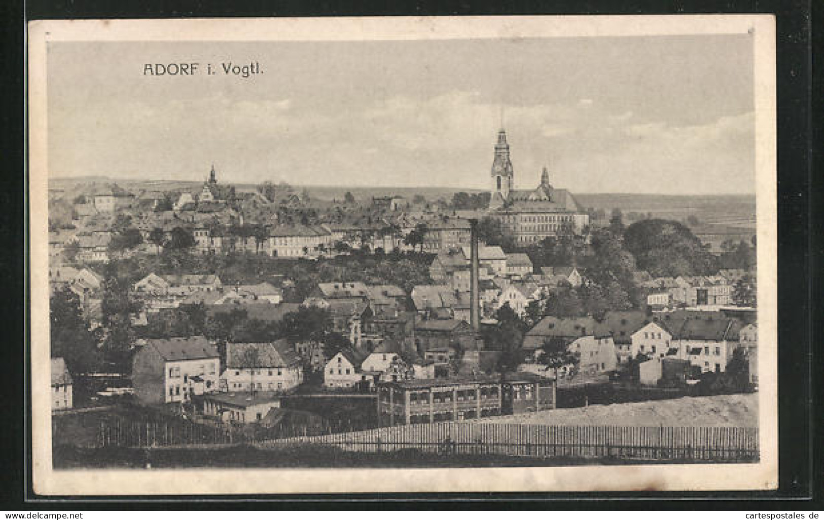 AK Adorf / Vogtland, Teilansicht Vom Ort  - Vogtland