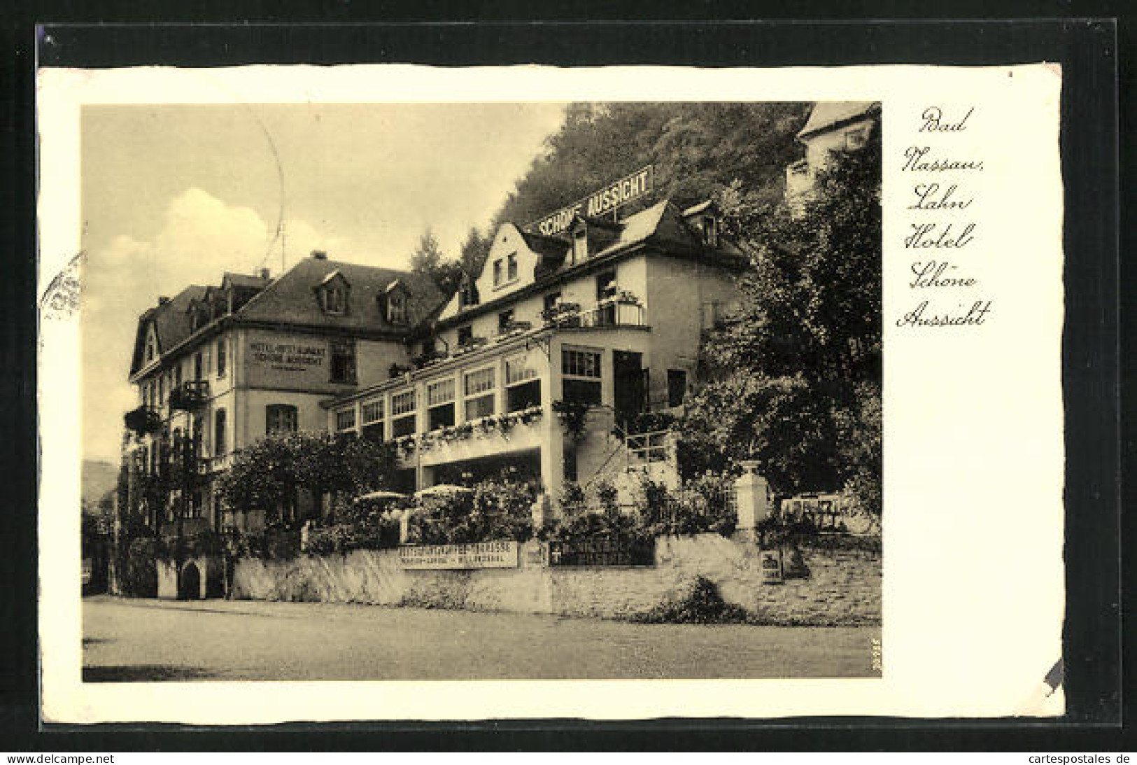 AK Bad Nassau / Lahn, Hotel Schöne Aussicht  - Nassau