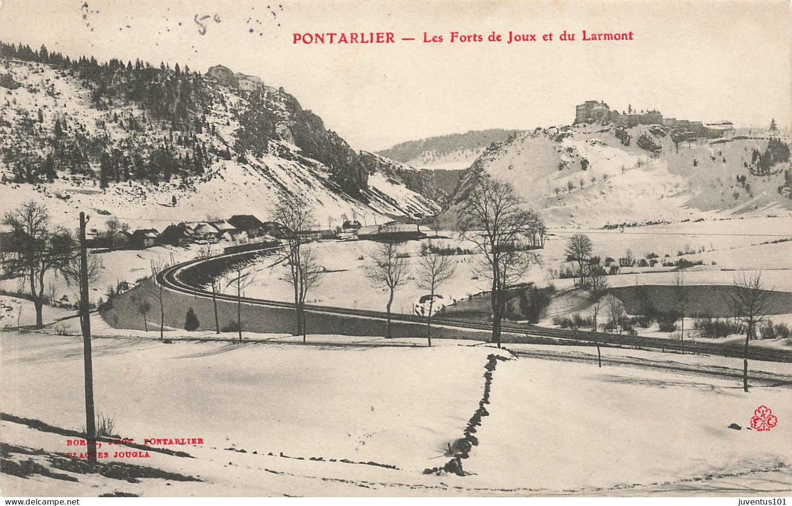 CPA Pontarlier-Les Forts De Joux Et Du Larmont-Timbre      L2904 - Pontarlier