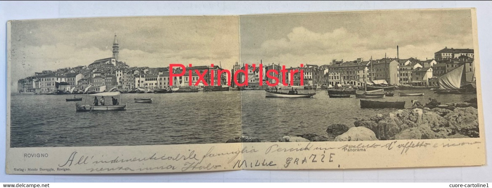 Istria - Rovigno - Doppia - Vg 1900. - Croatia