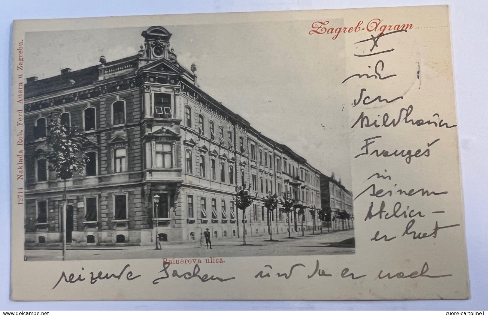 Zagreb - Agram - Vg 1899. - Croacia