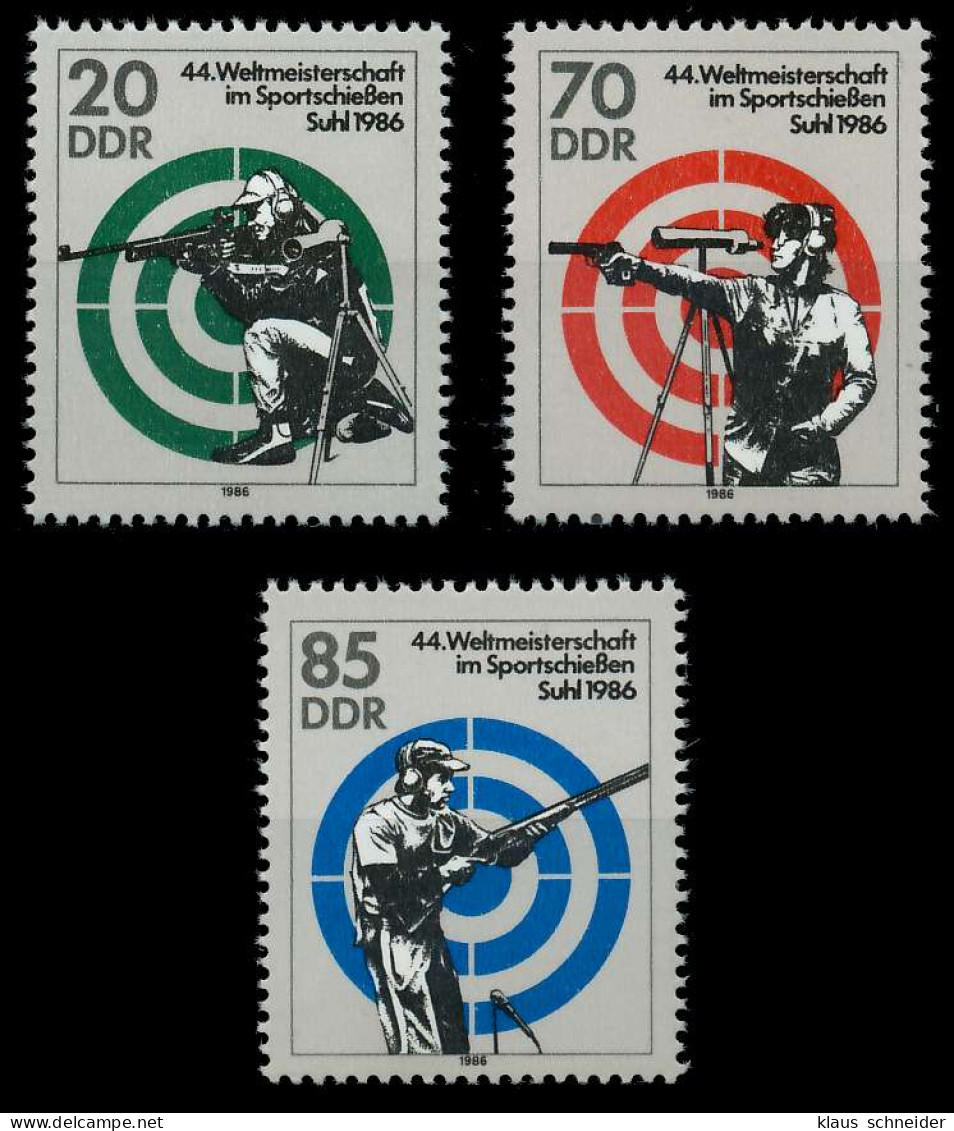 DDR 1986 Nr 3045-3047 Postfrisch SB68EC6 - Ungebraucht