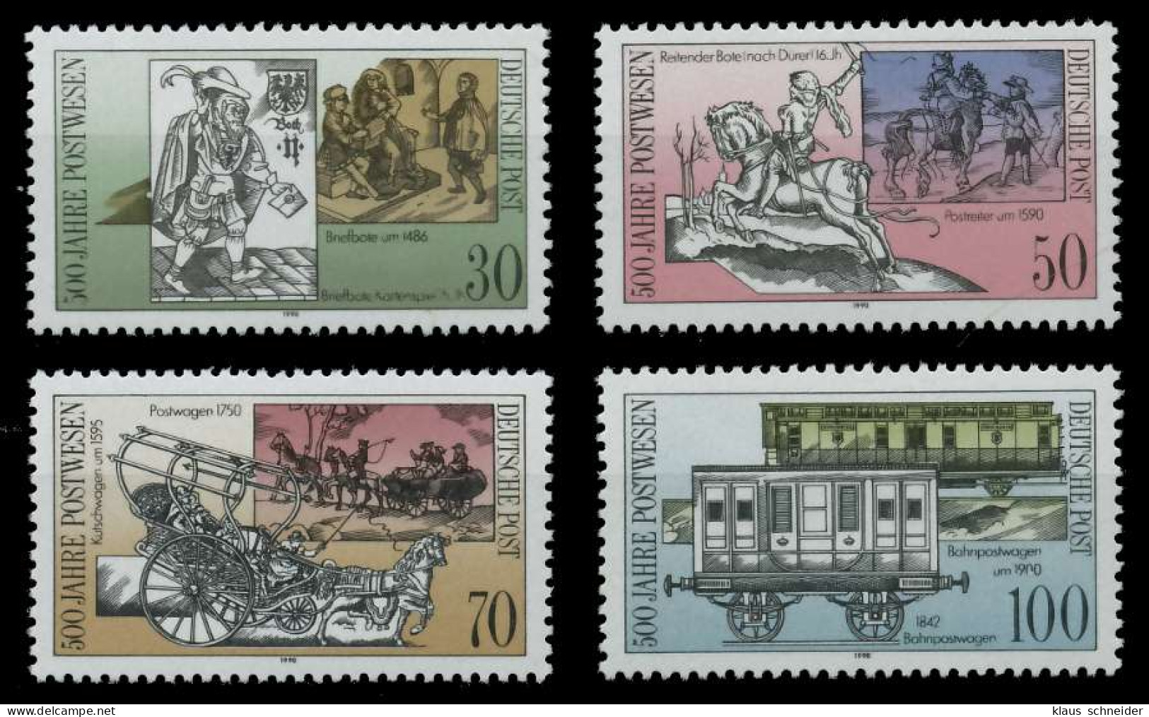DDR 1990 Nr 3354-3357 Postfrisch SB7FACA - Unused Stamps