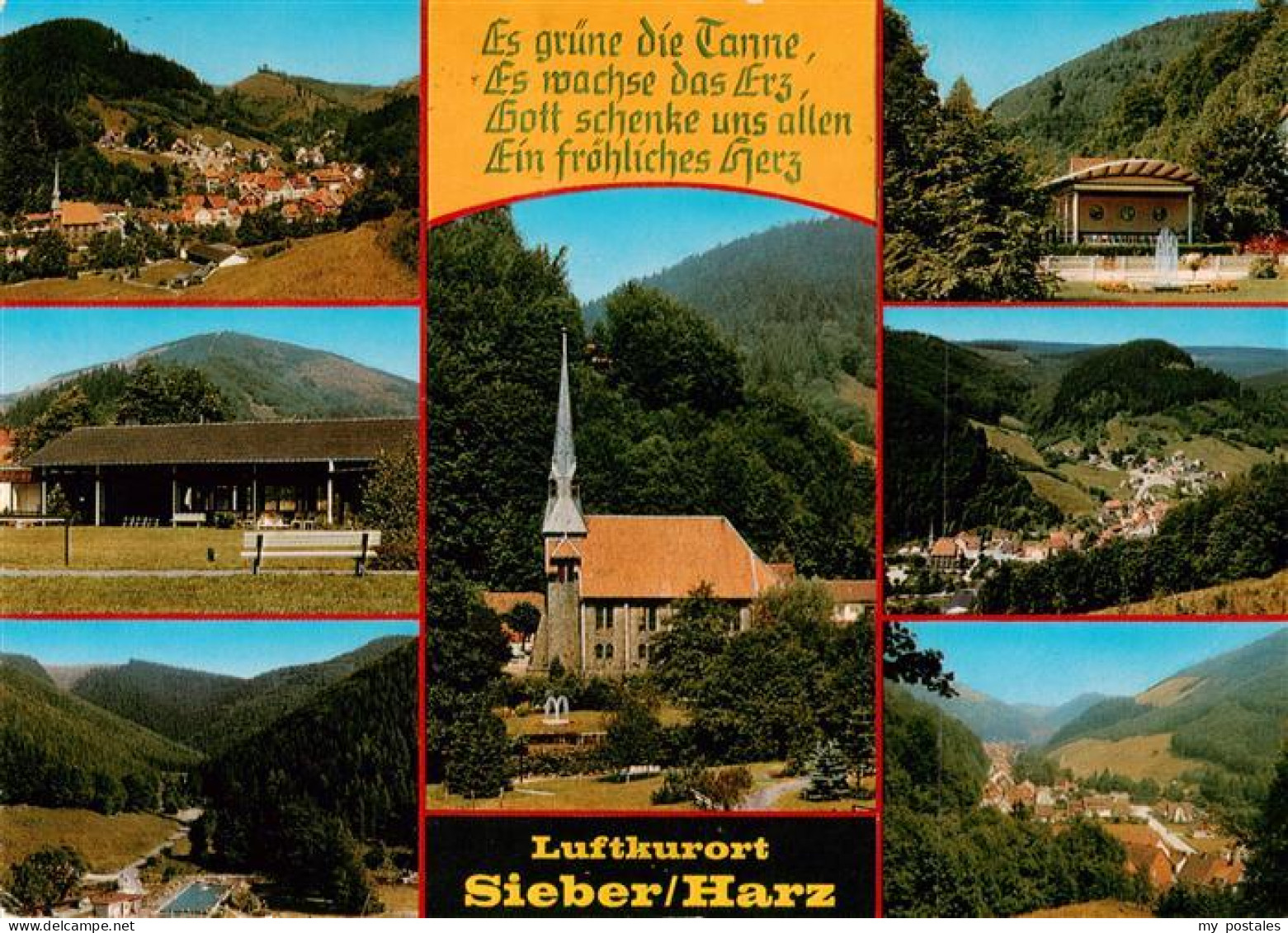 73944437 Sieber_Herzberg_am_Harz Panorama Kirche Konzertpavillon - Herzberg