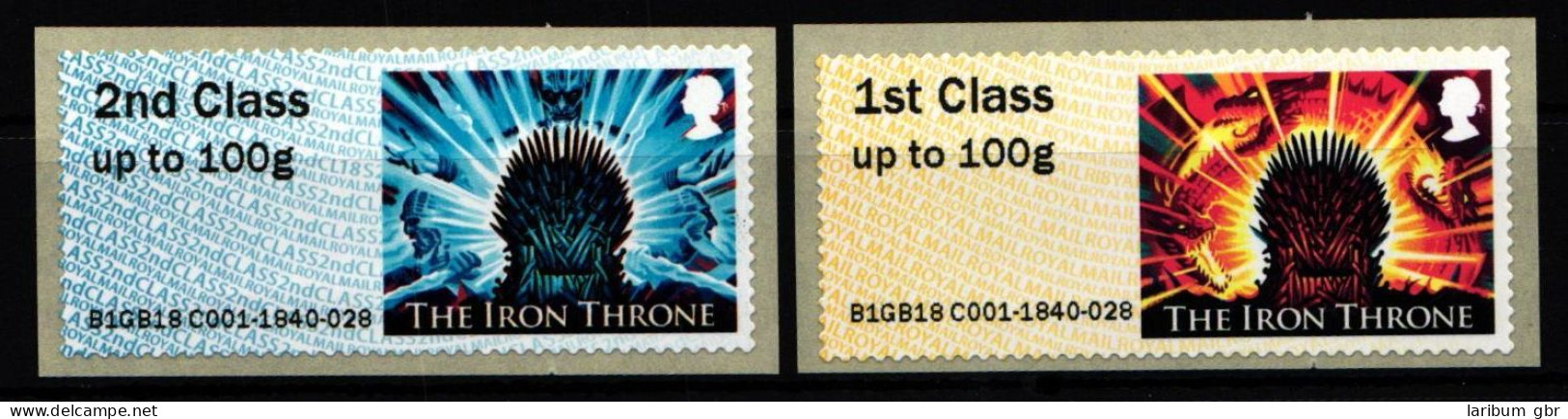 Großbritannien Automatenmarken 137-138 Postfrisch Game Of Thrones #KM794 - Sonstige & Ohne Zuordnung