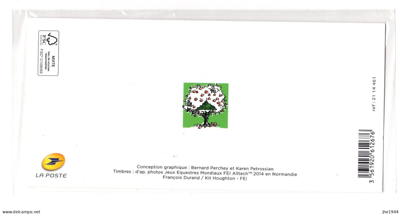 France Bloc Souvenir N° 97 ** Jeux Equestres Mondiaux 2014 - Souvenir Blocks & Sheetlets