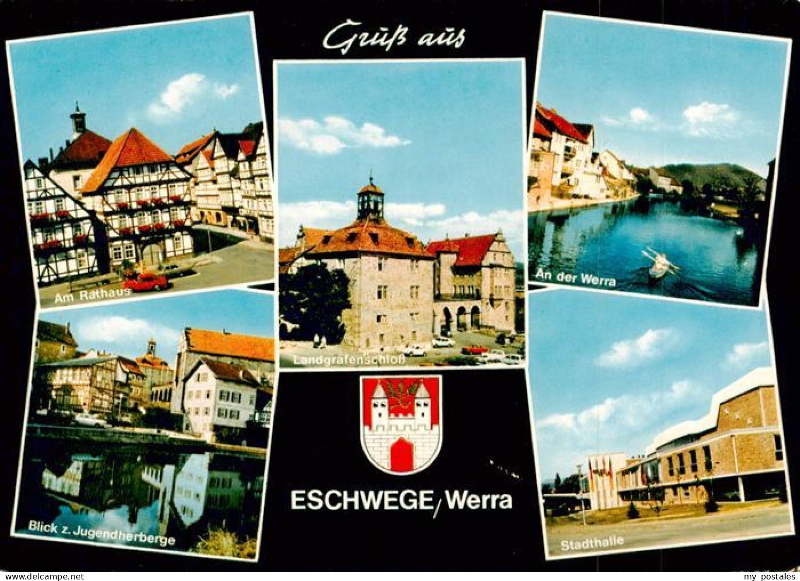 73944373 Eschwege Rathaus Jugendherberge Landgrafenschloss Werra Stadthalle - Eschwege