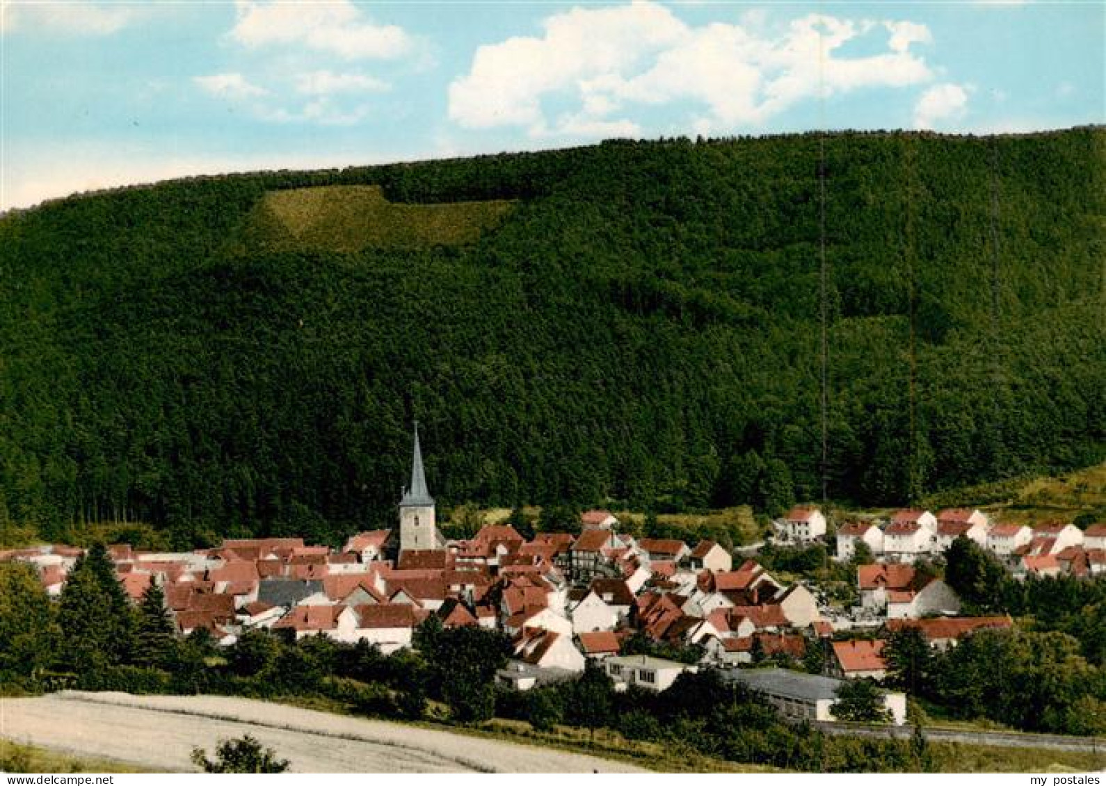 73944364 Waldkappel Ortsansicht Mit Kirche - Autres & Non Classés