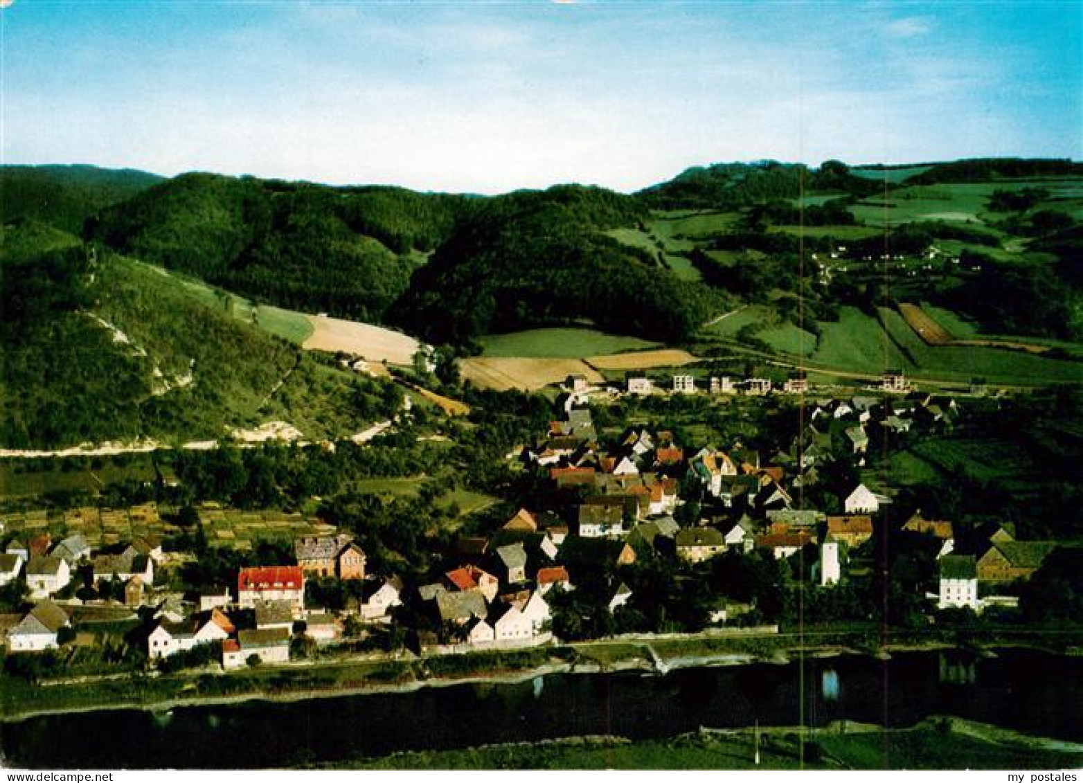 73944352 Ruehle_Oberweser Panorama Luftkurort - Bodenwerder